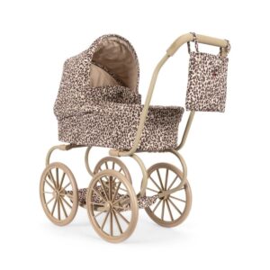 Landau poupée léopard Konges Slojd style vintage