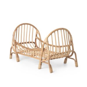 Lit de poupée en rotin Kuku Natural Ferm Living