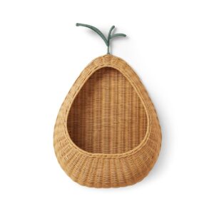 Panier mural poire en rotin tressé Ferm Living