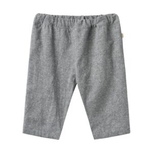 Pantalon doublé bébé Aiden Wheat en chambray bleu foncé
