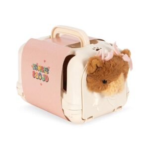 Peluche chat à soigner Konges Slojd avec petite maison et couverture