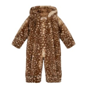 Pilote bébé Pampi Bambi Bonton en imitation fourrure daim