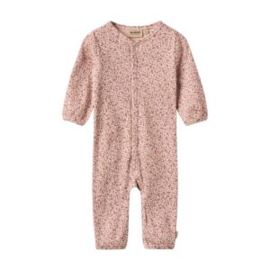 Pyjama bébé manches longues Felizia Wheat rose petites fleurs