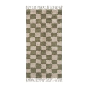 Tapis lavable enfant Mara Elm Green Warm Sand Ferm Living