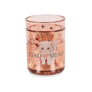 Verre glitter enfant Ciao Miao Konges Slojd avec paillettes