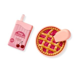 Bol magique Tiny Harlow avec tarte et jus de cerise pour poupée