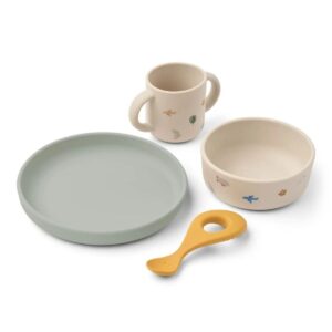 Ensemble repas en silicone VIVI Flying Sandy Liewood