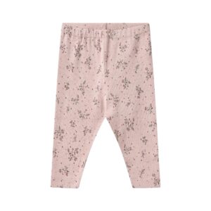 Pantalon bébé coton bio Silas Lilac Flowers Wheat