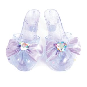 Talons pour enfants Dancing Diva lilas Great Pretenders avec nœud et cœur argenté