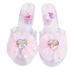Talons pour enfants roses Great Pretenders avec étoile dorée et tulle blanc